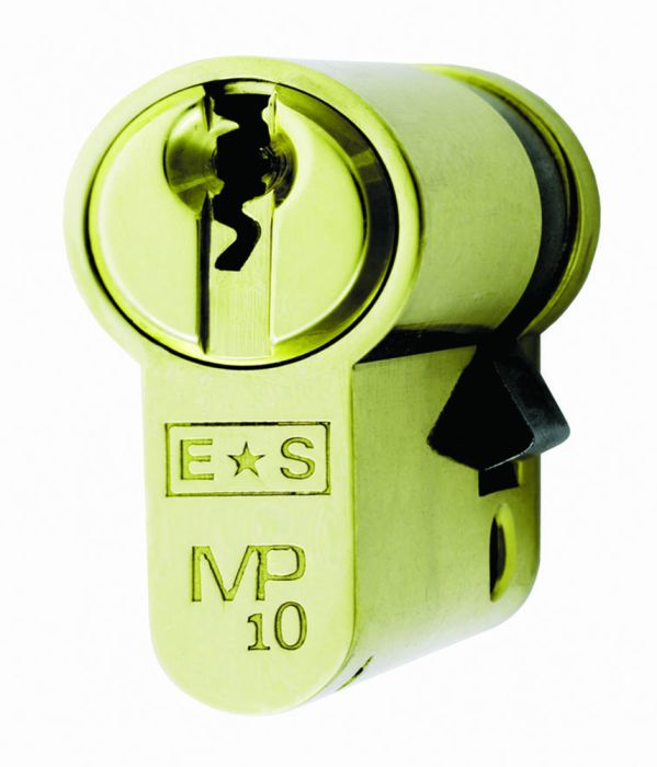 Eurospec MP10 High Security Euro Half Cylinder - Size 36/10 - 3 Keyed