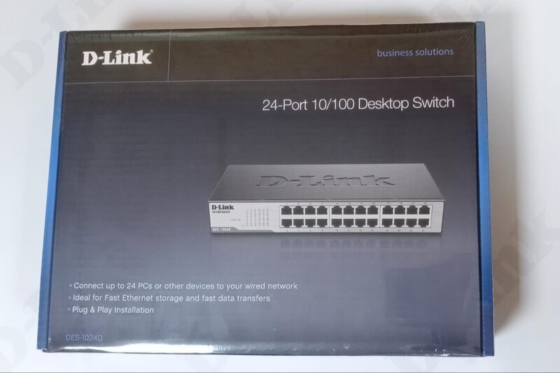 DES-1024D/B – D-Link 24-Port 10/100Mbps Unmanaged Desktop Switch
