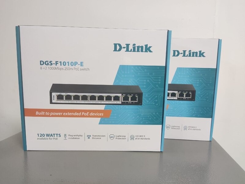 DGS-F1010P-E/B – D-Link 10-Port PoE Fast Ethernet Switch