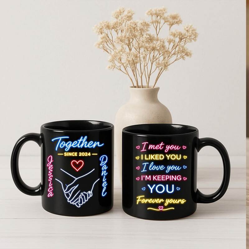Customized Black Mug