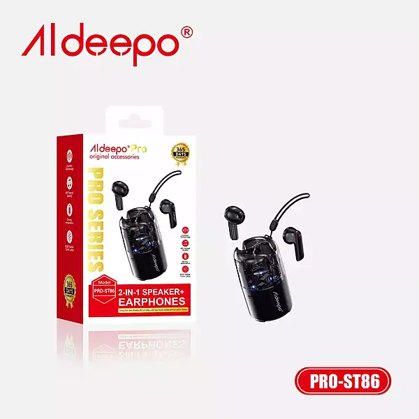ALDEEPO PRO - ST86 EARBUDS + SPEAKER