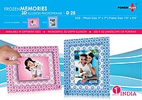 Frozen memories – 3D photo frame