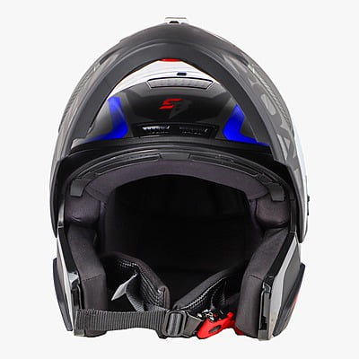 STEELBIRD SBA-7 ROAD MATT BLACK/BLUE C/V (L)