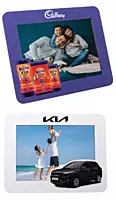 Out of the box High Gloss Photo Frame in MDF | With customized frame & insert | Photo size 5×7 inch