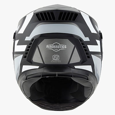 STEELBIRD SBH-40 ISS SPEED GLOSSY BLACK/GREY C/V 600 MM