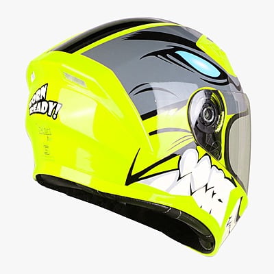 STEELBIRD SBA-21 BORN READY GLOSSY FLUO NEON C/V (M)