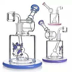 Phoenix 7" Bent Neck Showerhead Perc Rig