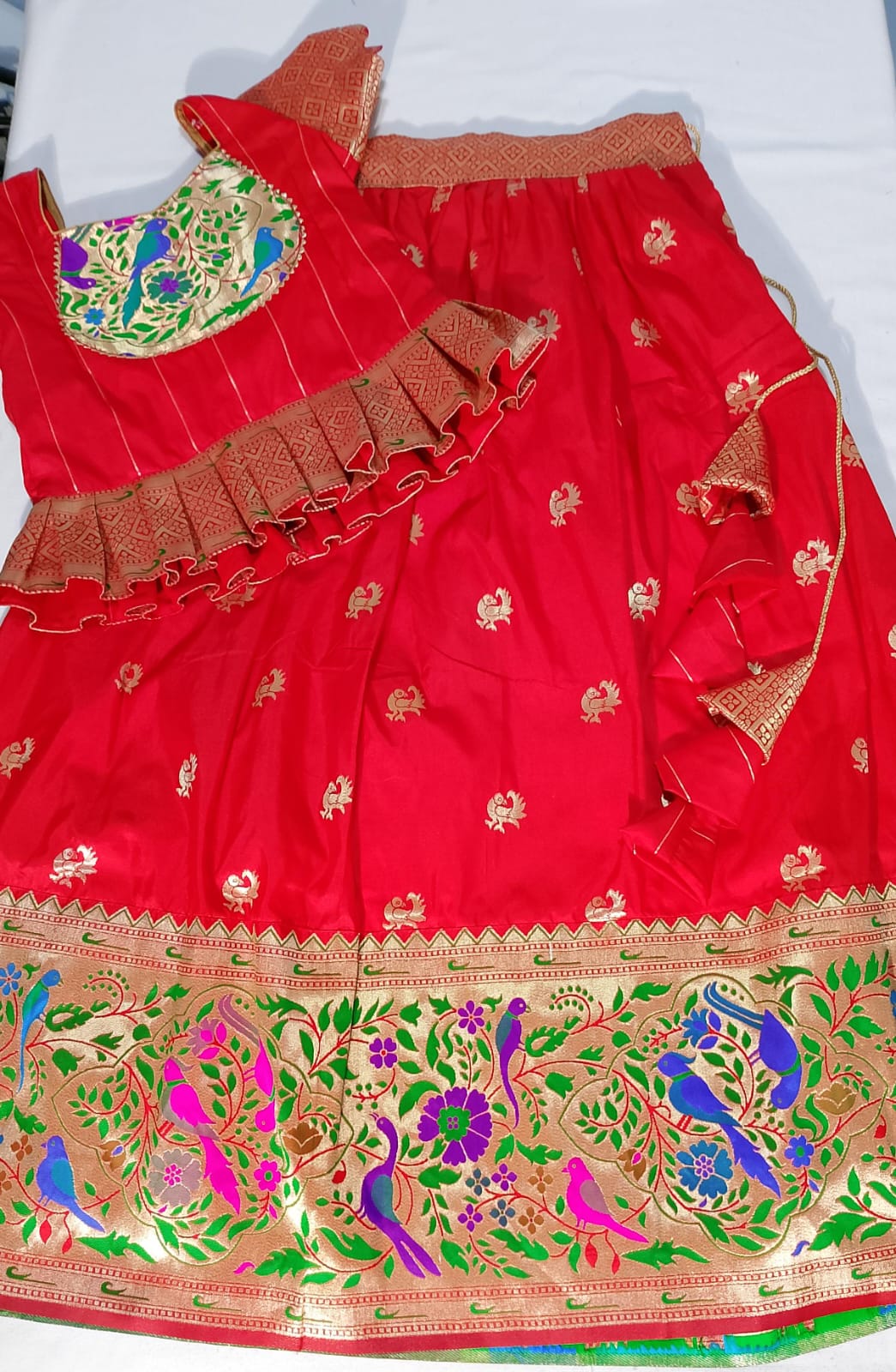 V19: Ready To Ship Beautiful Kids Lehenga Set V19: Ready To Ship Beautiful Kids Lehenga Set