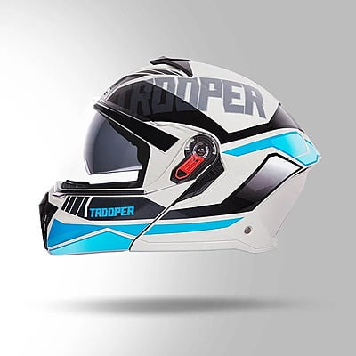 STUDDS TROOPER D1 MATT GREY N1 BLUE D/V (XL)
