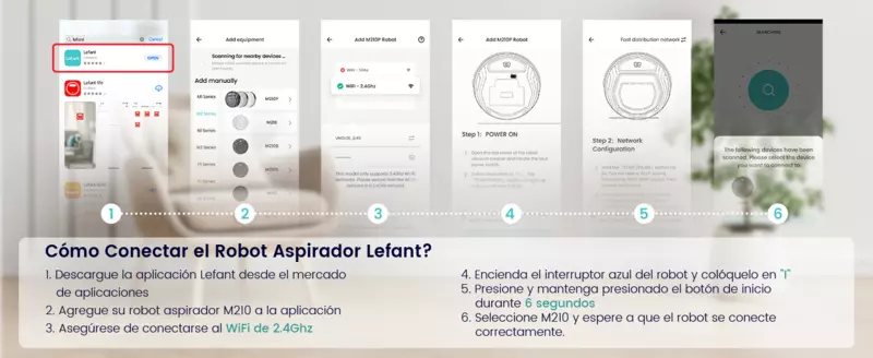 Aspiradora Robot 200 min autonomía,4000 Pa Potente aspiración