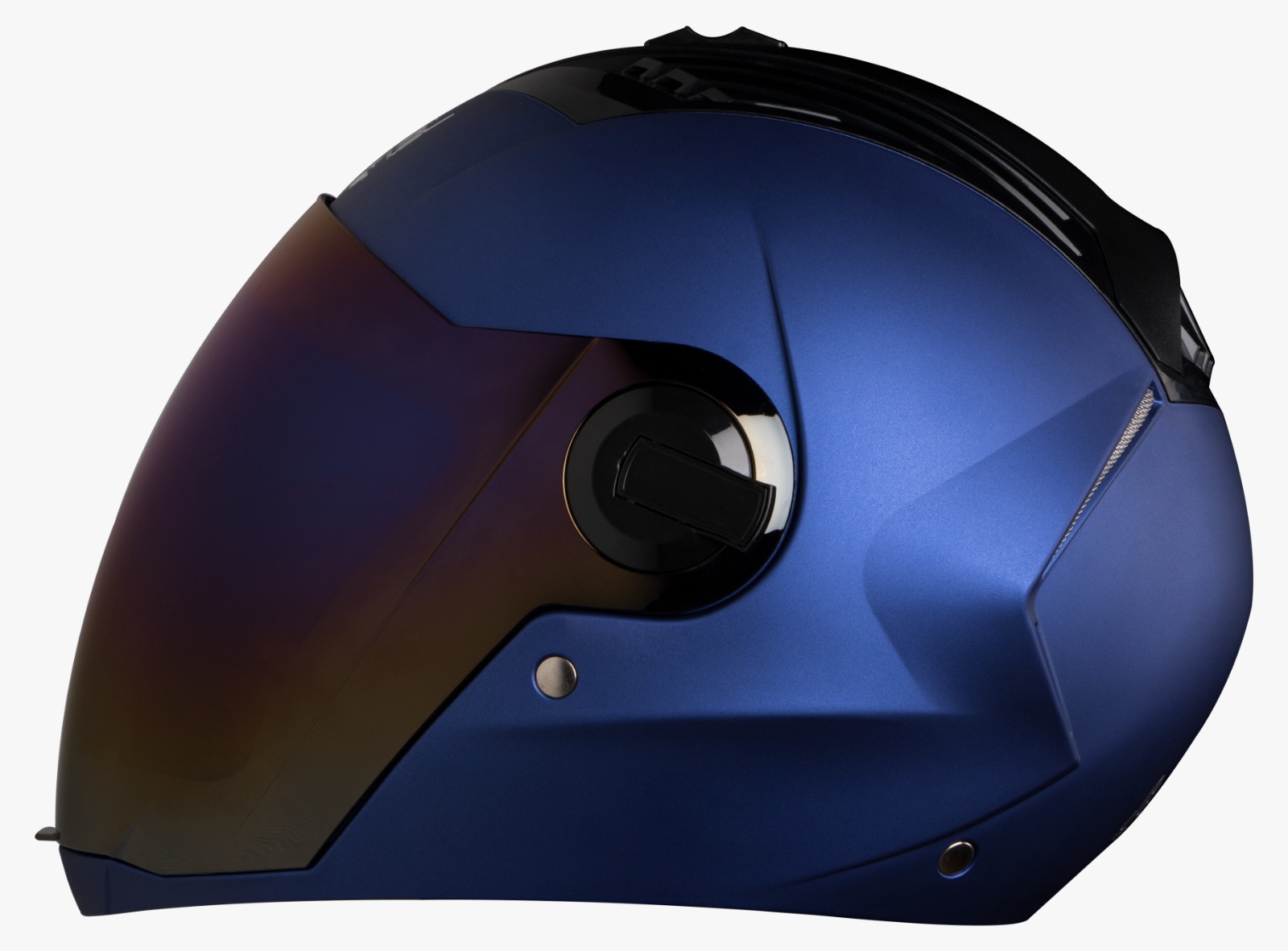 STEELBIRD SBA-2 SS MAT Y.BLUE D/V (BLUE) (L)