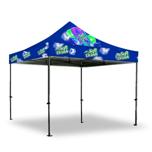 Gazebo 3 x 3m, UV Print, Deluxe Steel