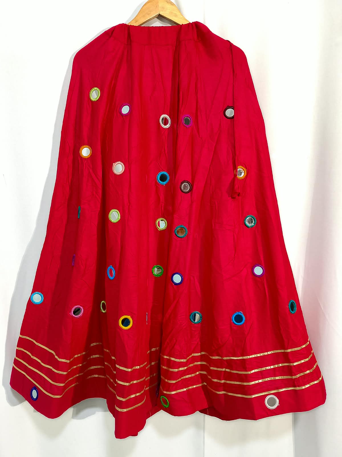 V513: Ready To Ship Beautiful Skirt Red