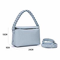PORTABLE EVENING BAG LIGHT BLUE