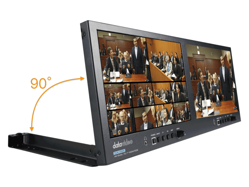 Datavideo TLM-102K 4K Dual 10" Monitor