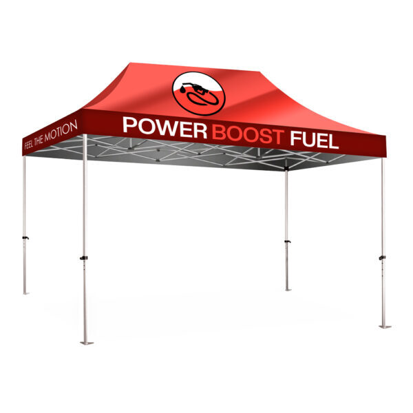 Gazebo 4.5 x 3m UV Print, Aluminium