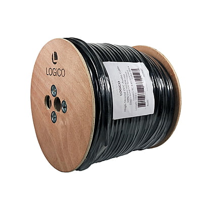 Speaker Wire 16/4 BC/OFC Outdoor/DB/UV Resistant 500FT Black Speaker Wire 16/4 BC/OFC Outdoor/DB/UV Resistant 500FT Black