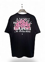 Playera Amiri Palmas Rosas Palm Springs Streetwear
