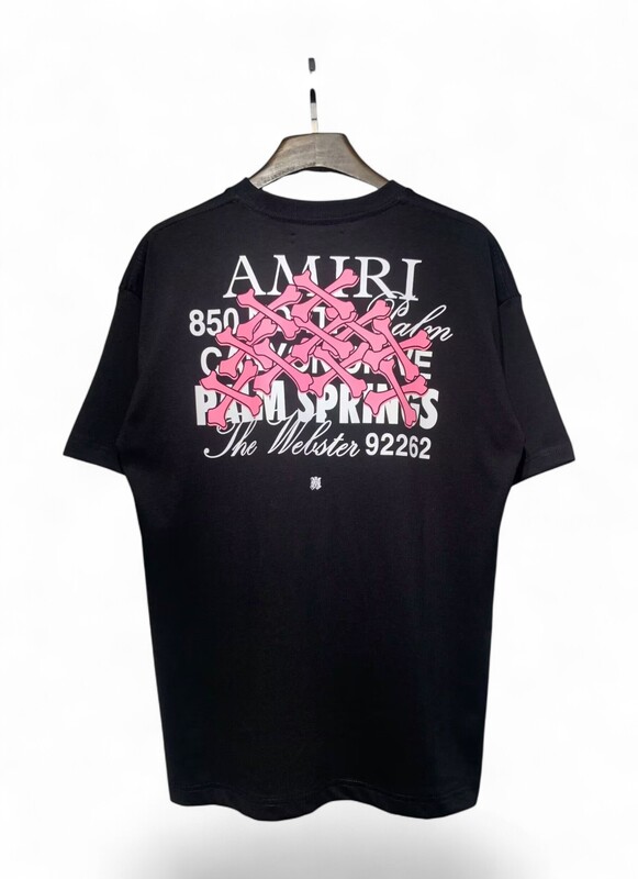 Playera Amiri Palmas Rosas Palm Springs Streetwear