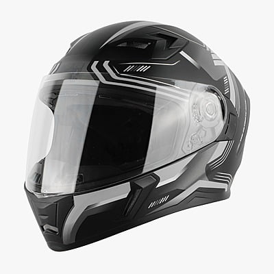 STEELBRID SBA-21 ULTIMATE RACE GLOSSY BLACK/GREY C/V (L)