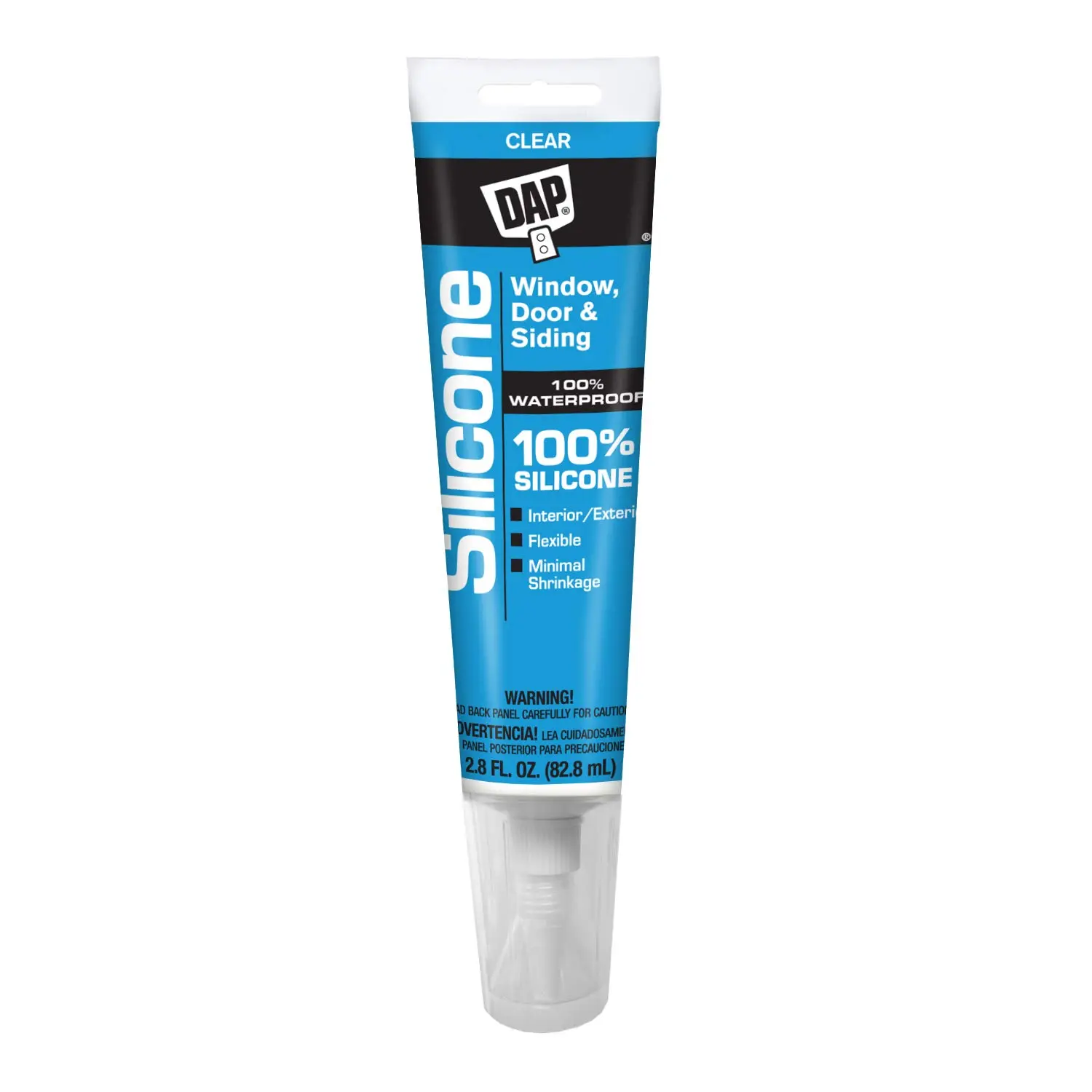 DAP 100% RTV Silicone Joint Sealant - 2.8 oz Tube, Clear