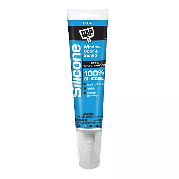 DAP 100% RTV Silicone Joint Sealant - 2.8 oz Tube, Clear