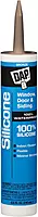 DAP 8647 Silicone Joint Sealant, 10.1 oz Tube, Bronze