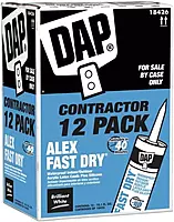 DAP Acrylic Latex Caulk Brilliant White 10.1 oz Fast Dry