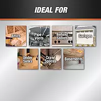 DAP Mouse Shield Foam Sealant and Blocker, Off White, 12 Oz (7565012506)