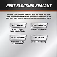 DAP Mouse Shield Foam Sealant and Blocker, Off White, 12 Oz (7565012506)