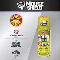 DAP Mouse Shield Foam Sealant and Blocker, Off White, 12 Oz (7565012506)