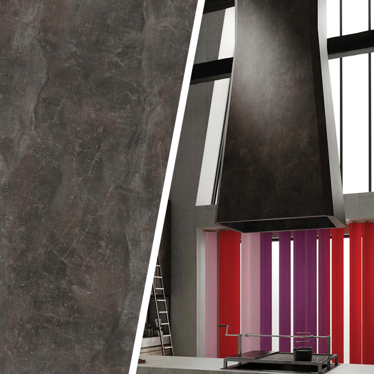 CONTEMPO PANELS-Dark Atelier/3/4"/5x8FT