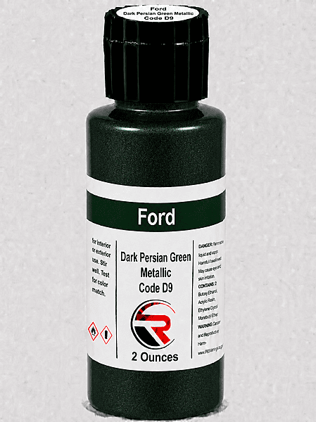 Ford Dark Persian Green Code D9 (FM2-D9-02)