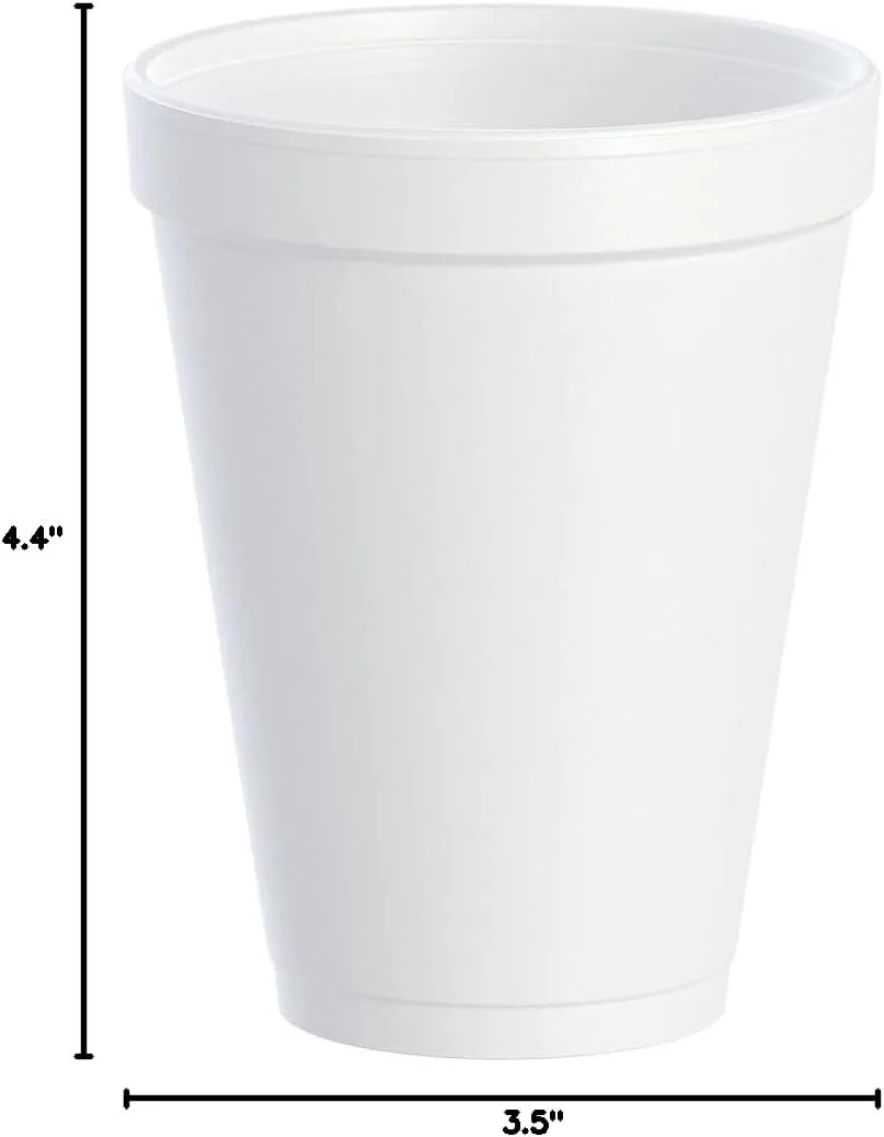 DART 12J12 12 oz Foam Cup (Case of 1000)
