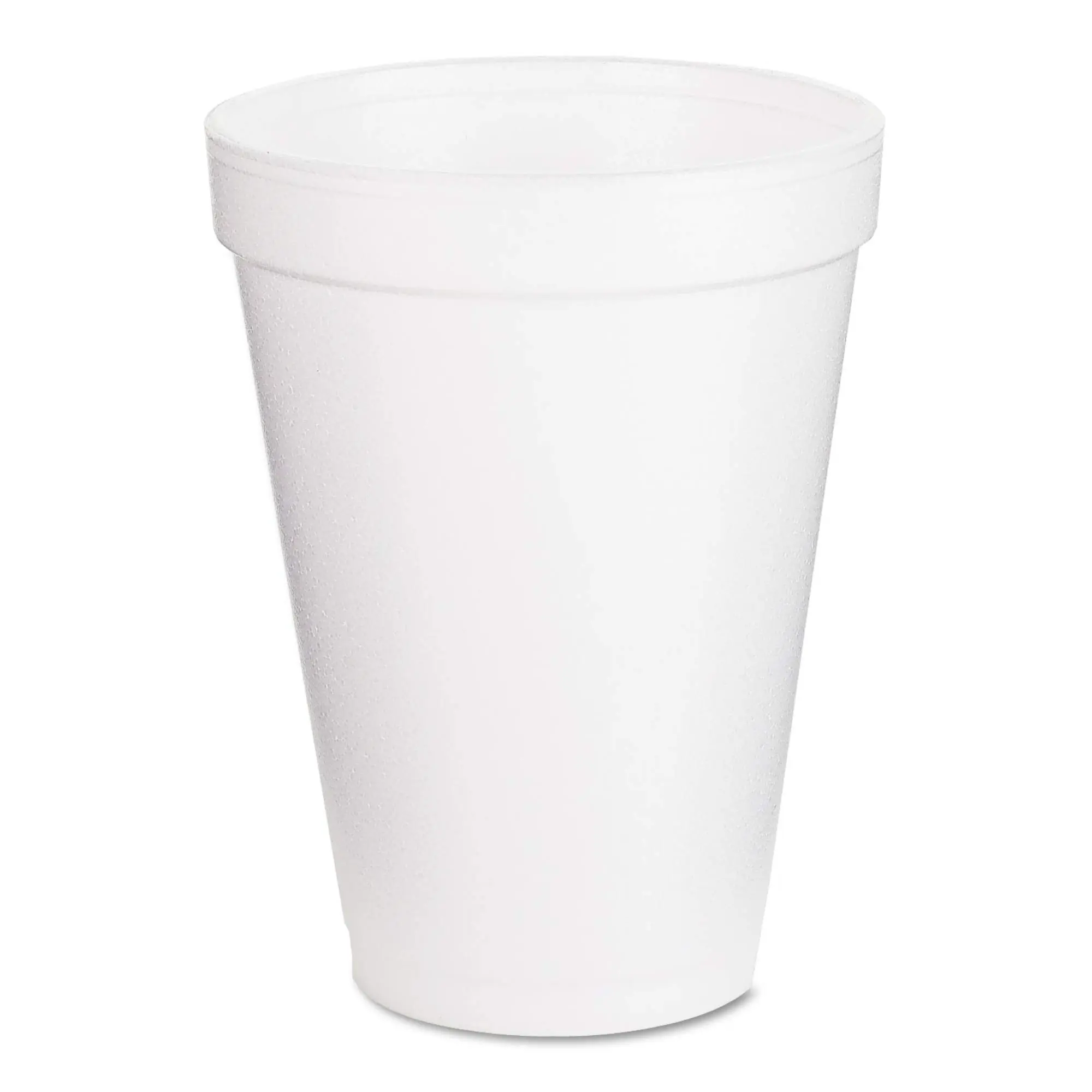 Dart Disposable Insulated Drinking Cup White Styrofoam 12 oz. 25 Ct 12J12
