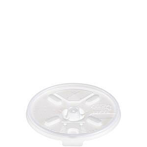 Dart Lift n' Lock w/ Straw Slot Lid Translucent 10 / 100 cs