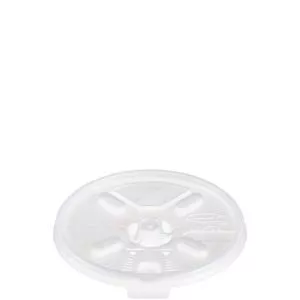Dart Lift n' Lock w/ Straw Slot Lid Translucent 10 / 100 cs