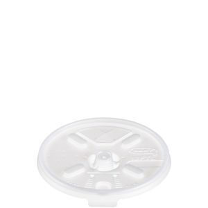Dart Lift n' Lock w/ Straw Slot Lid Translucent 10 / 100 cs
