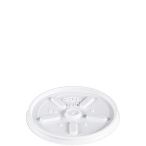 Dart Vented Lid White 10 / 100 cs 12oz