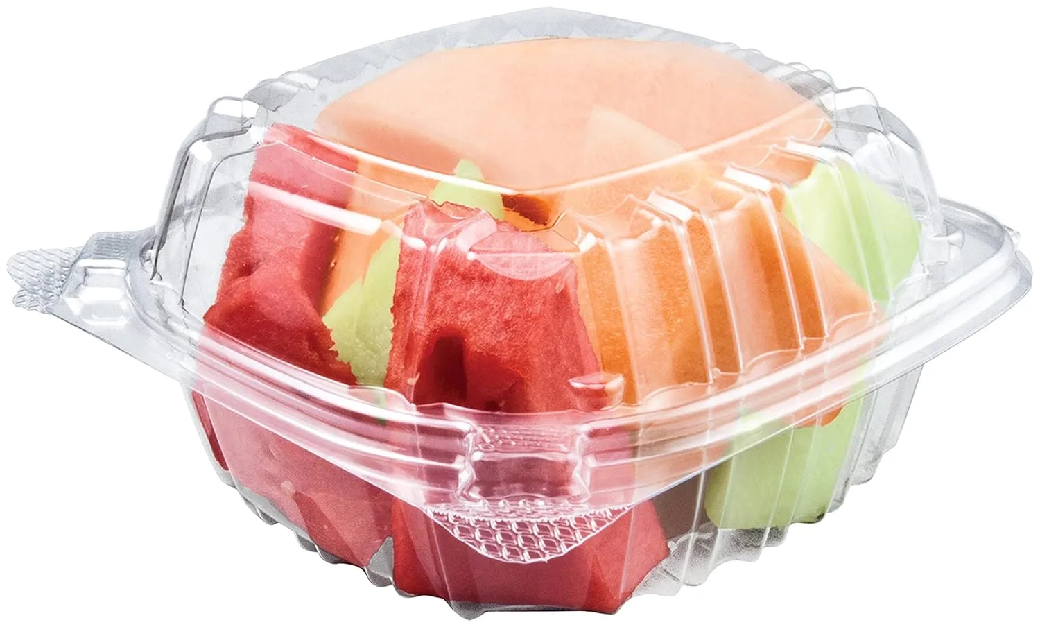 Dart C57PST1 OPS 6 in Clear Hinged Container, 6.0 X 5.8 in (Case of 500)