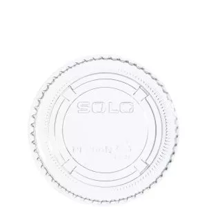 Dart Portion Container Lid Medium Size Clear 20 / 125 cs