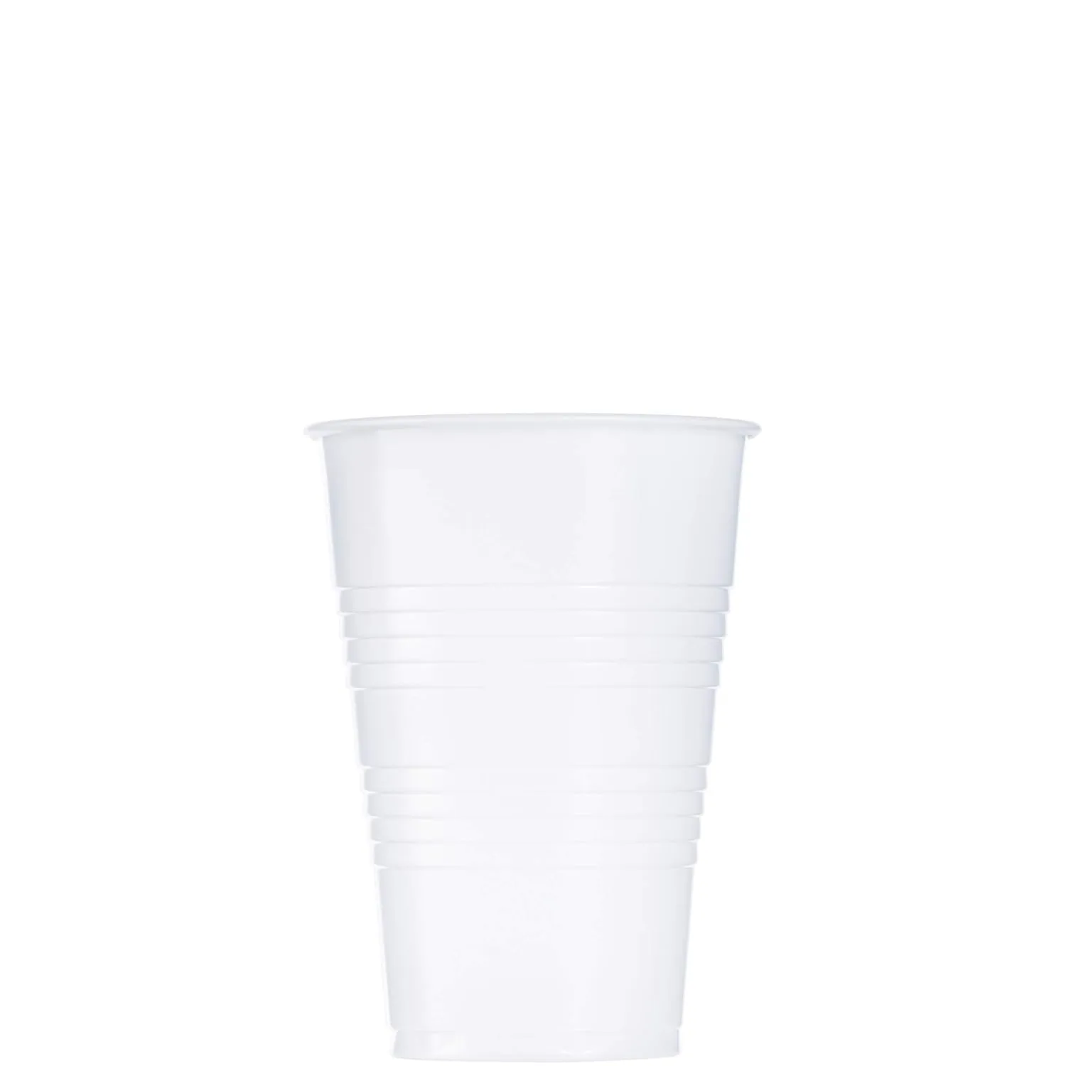 DART Y16T 16 oz Tall Trans Ribbed PS Cup (Case of 1000), translucent, "4.8""