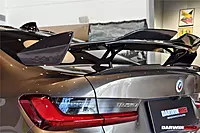 BKSSII Style Carbon Fiber Trunk Wing with Wing Legs β BMW M3 G80