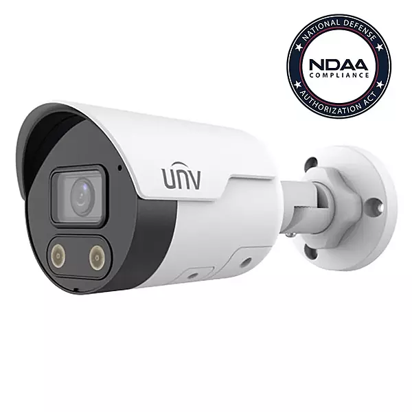 UNV 5MP Bullet IP Camera, Tri-guard ,ColourHunter, with speaker professional project series IPC2125SB-DF28KMC-I0