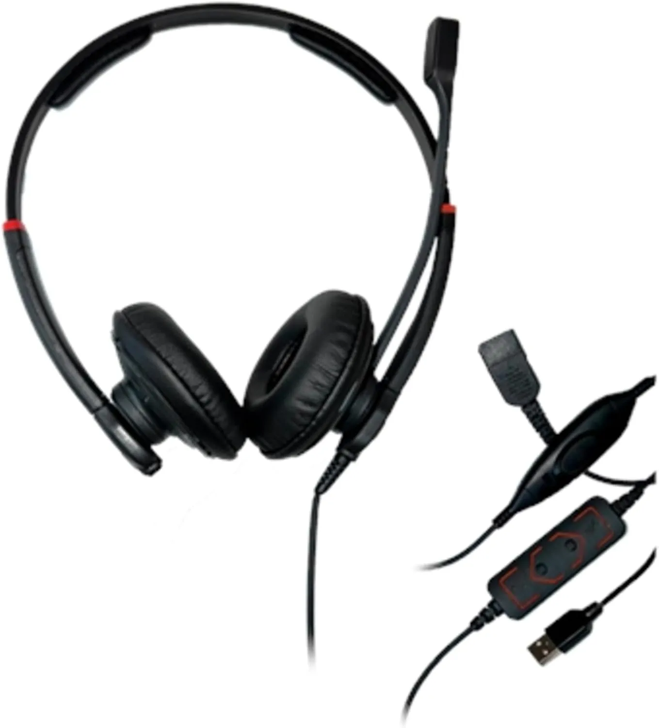 DataLocker AT1000HS-PTT-QD-G TAA Compliant Push-to-Talk USB Headset with Quick Disconnect