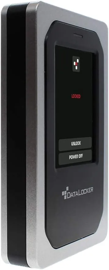 DataLocker DL4 FE 2 TB Password Protected Hardware Encrypted HDD, AES 256, IP64, TAA Compliant, USB-C/USB-A