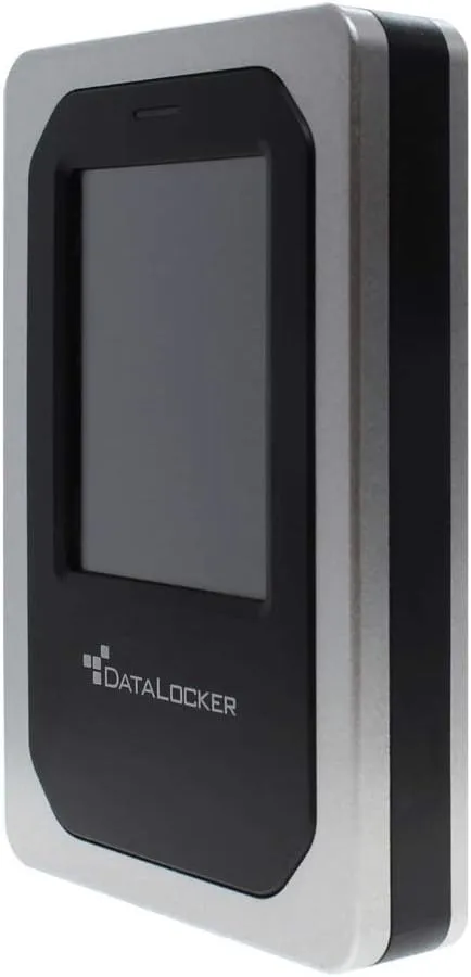 DataLocker DL4 FE 2 TB Password Protected Hardware Encrypted HDD, AES 256, IP64, TAA Compliant, USB-C/USB-A