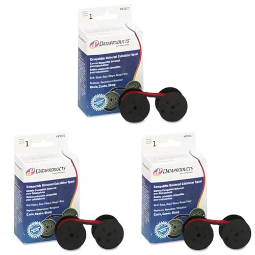 Dataproducts R3027 Compatible Ribbon - Black/Red Nylon Spool