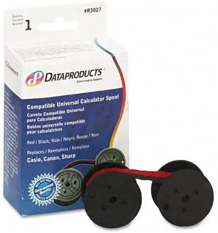 Dataproducts R3027 Compatible Ribbon - Black/Red Nylon Spool