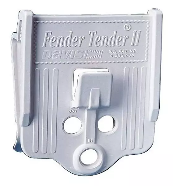 Davis Instruments Fender Tender II Fender Clips, White (Pair)